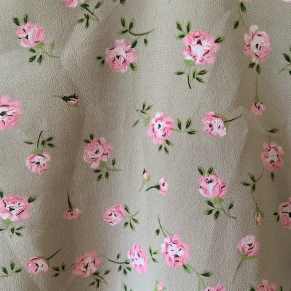 Northern reflections beige/gray pink floral maxi dress - Picture 7 of 7